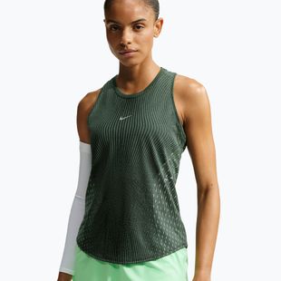 Women's running shirt Nike Swift Aero-FIT Tank Top black/light green spark