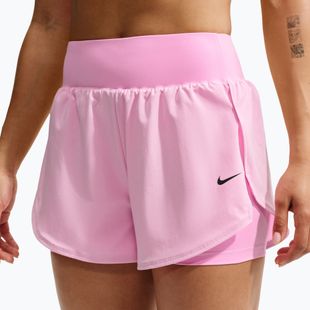 Women's training shorts Nike Pro Sculpt pink rise/black
