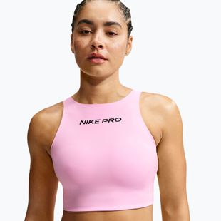 Training bra Nike Pro Sculpt pink rise/black
