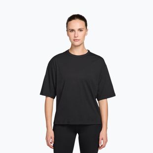 Women's training shirt Nike 24.7 ImpossiblySoft Light black/dark smoke grey