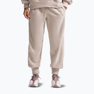Women's trousers Nike One Therma-FIT Mid Rise cream ii/white