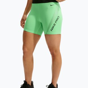 Women's training shorts Nike Pro Sculpt illusion green/cucumber calm/black/black