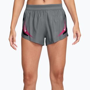 Women's running shorts Nike AeroSwift iron grey/white