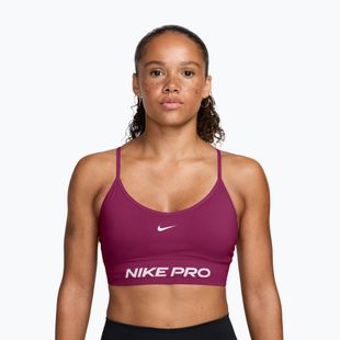 Training bra Nike Pro Seamless Light Support true berry/white