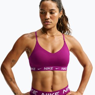Women's sports bra Nike Dri-Fit Indy Light Support true berry