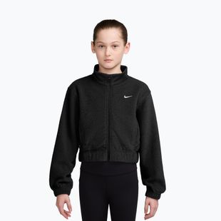 Children's sweatshirt Nike Pro Therma-FIT Full-Zip black/white