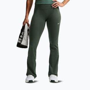 Women's leggings Nike One High Waisted Flared camo green/white
