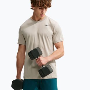 Men's T-shirt Nike Dri-FIT cream li/black