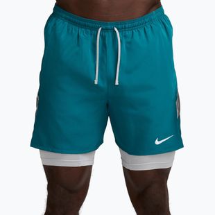 Men's running shorts Nike Miler Dri-Fit 2in1 5" bright spruce