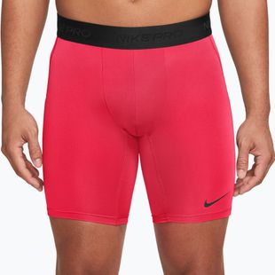 Men's training shorts Nike Pro Dri-Fit Fitness Long laser crimson/black