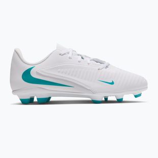 Children's football boots Nike Phantom 6 Low Club Jr MG white/white/dusty cactus