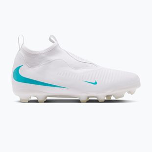 Children's football boots Nike Phantom 6 High Academy Jr FG/MG white/white/dusty cactus