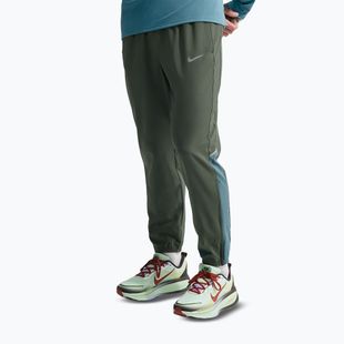 Men's running trousers Nike Miler Dri-Fit Woven camo green/mineral slate