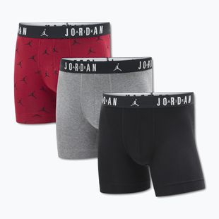 Men's boxers Nike Jordan JHM Flight Cotton Essential 3 pairs gym red