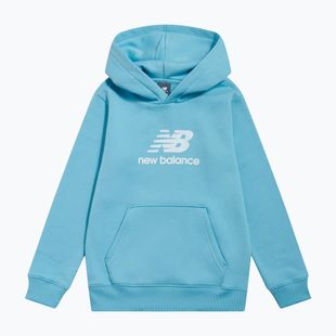 Children's sweatshirt New Balance BB Stacked Logo Hoodie taffy blue