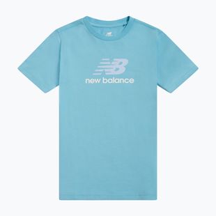 Children's T-shirt New Balance Jersey Stacked Logo Tee taffy blue
