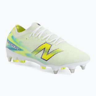 Football boots New Balance Furon Elite V9 SG white/alkaline green