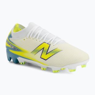 Football boots New Balance Furon Team V9 FG white/alkaline green