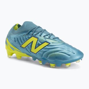 Football boots New Balance Tekela Pro Low V5 FG metallic blue/alkaline green/Team Navy