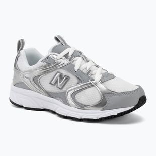 Shoes New Balance 408's V1 lone star grey/bayberry/silver metallic