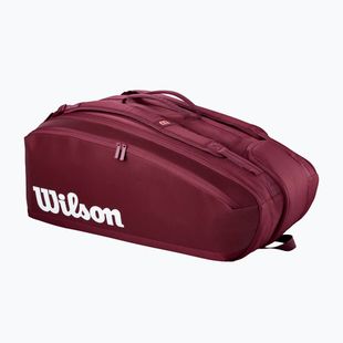 Tennis bag Wilson Defyer Racket Bag 15Pk V1 red