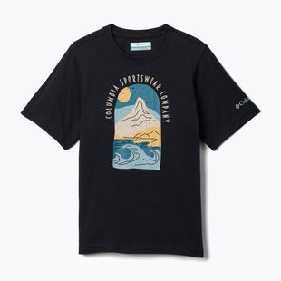 Children's T-shirt Columbia Valley Creek II Graphic black/cozy coastline