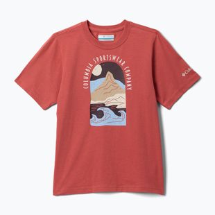 Children's T-shirt Columbia Valley Creek II Graphic washed red/cozy coastline