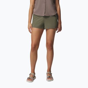 Women's trekking shorts Columbia Shale Ridge stone green