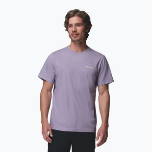Men's T-shirt Columbia CSC Basic Logo Back Tee shale purple/linework c badge