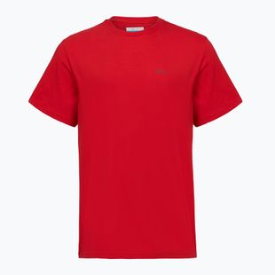 Men's T-shirt Columbia CSC Basic Logo Back Tee mountain red/linework c badge