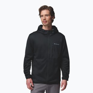 Men's trekking sweatshirt Columbia Tall Heights Hdd Grid Fleece Full Zip black