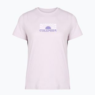 Women's T-shirt Columbia Ruby Springs Graphic Fitted lavender pearl/brandrise