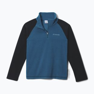 Children's fleece sweatshirt Columbia Glacial Half Zip phoenix blue/black