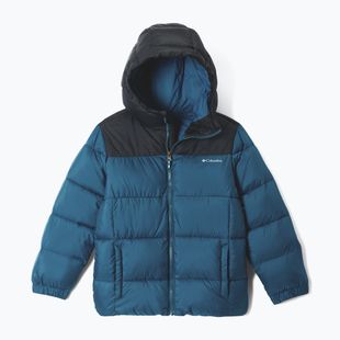 Children's insulated jacket Columbia Puffect Hooded Phoenix Blue/Black