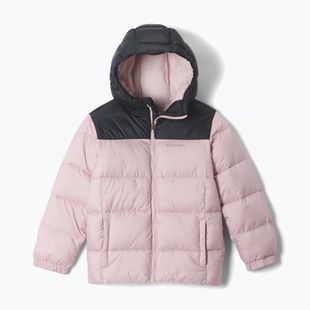 Children's insulated jacket Columbia Puffect Hooded Mineral Pink/Black