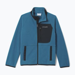 Children's fleece sweatshirt Columbia Fast Trek V Full Zip phoenix blue/black