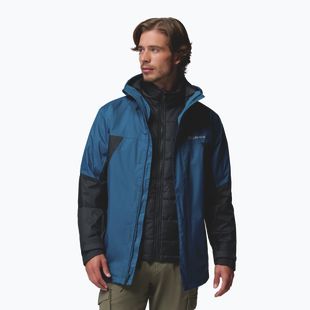 Men's rain jacket Columbia Inner Limits Interchange phoenix blue/black