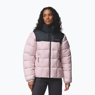 Women's insulated jacket Columbia Puffect III Full Zip mineral pink/black