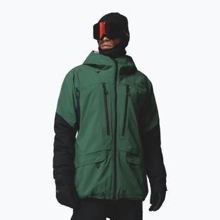 Men's ski jacket Columbia Platinum Peak Insulated rain forest/black