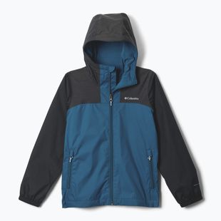 Children's rain jacket Columbia Rainy Trails III Fleece Lined phoenix blue/black