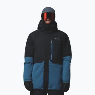 Men's ski jacket Columbia Last Tracks III black/phoenix blue
