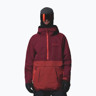 Men's snowboard jacket Columbia Coreshot Shell Anorak red oxide/rich wine