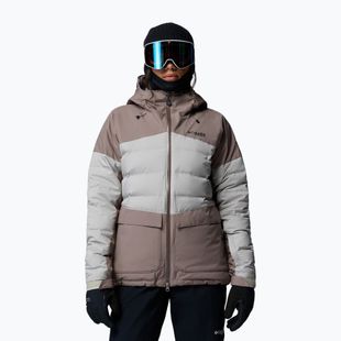 Women's ski jacket Columbia Glacier Ridge Down iron/flint grey