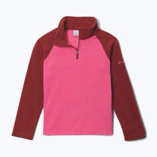Children's fleece sweatshirt Columbia Glacial Fleece Half Zip nico/red oxide