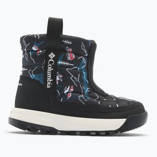 Children's snow boots Columbia Youth Snowtrot Mid Black/Black Mountopia