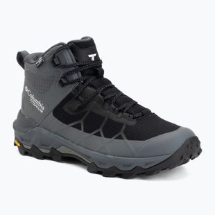 Women's trekking boots Columbia Peakfreak Titanum Outdry Mid black/sedona sage