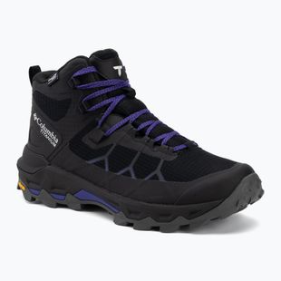 Women's trekking boots Columbia Peakfreak Titanum Outdry Mid black/purple quartz
