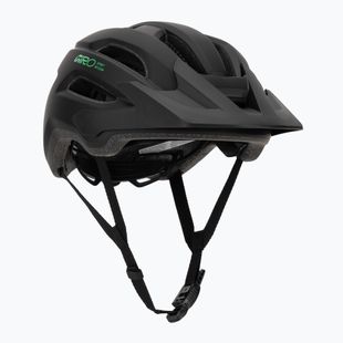 Children's bike helmet Giro Fixture II matte black/vivid green