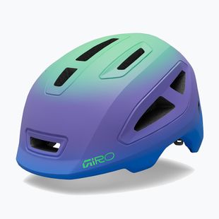 Children's bike helmet Giro Scamp II matte blue jewel/vivid green