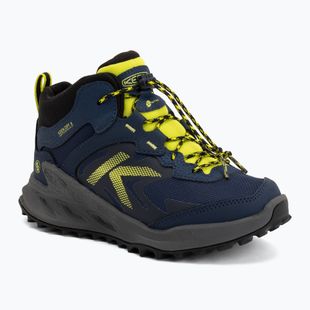 Children's trekking boots KEEN Zionic Mid Wp naval academy/evening primrose